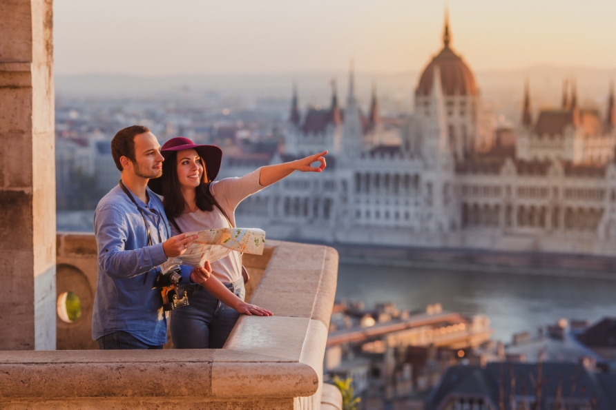 Von der Fischerbastei haben Sie einen tollen Blick über Budapest.