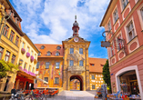 Die Altstadt von Bamberg gehört zum UNESCO-Weltkulturerbe.