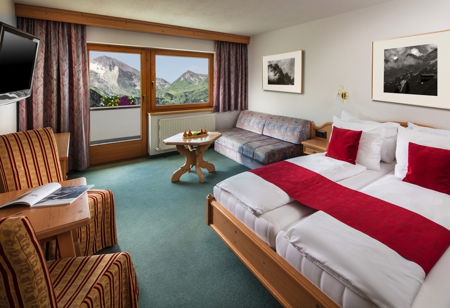 Beispiel eines Doppelzimmers im Hotel Höhlenstein