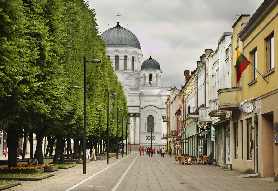 Mietwagenrundreise durch Lettland Litauen und Estland, Straßen Kaunas