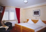 Beispiel eines Doppelzimmers im Hotel Seemöwe