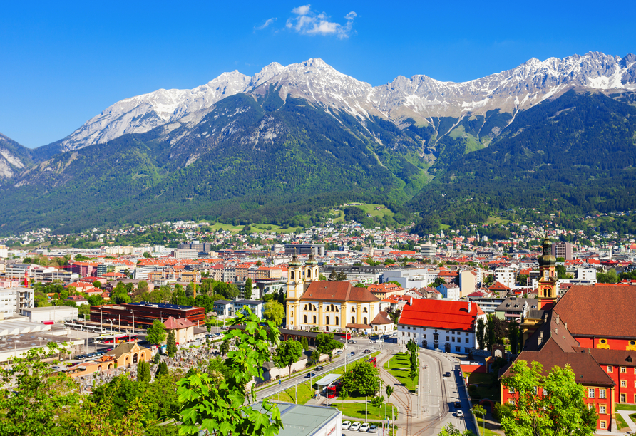Machen Sie unbedingt auch einen Abstecher nach Innsbruck.