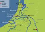 Ihre Reiseroute an Bord von MS Antonia 