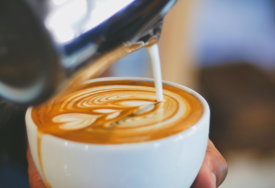 Exzellenter Kaffee, Cappuccino und Espresso warten während Ihres Italien-Urlaubs auf Sie.