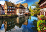 Straßburg ist bekannt für die romantischen Kanäle und historischen Gebäude.