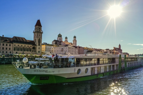 Willkommen an Bord von DCS Amethyst. Ihre Reise beginnt in der Drei-Flüsse-Stadt Passau.