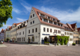 Hotel Gasthaus Zum Schwan in Oschatz in Sachsen Außenansicht