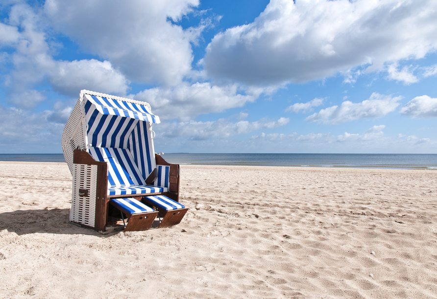Wie wäre es mit einem entspannten Nachmittag im Strandkorb?