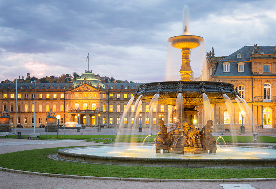 Der Schlossplatz in Stuttgart