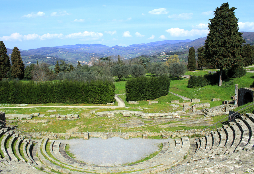 Besichtigen Sie das römische Theater in Fiesole.