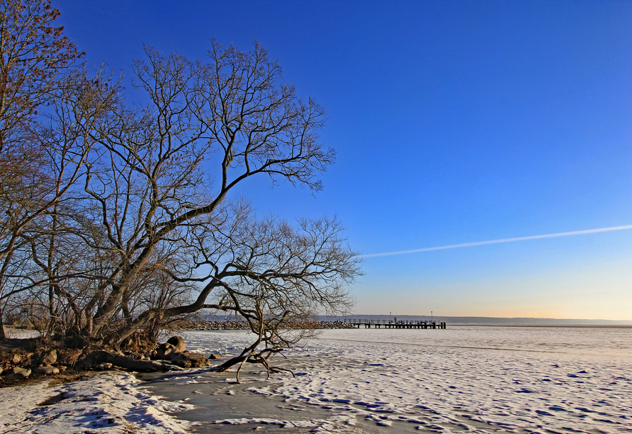 Auch im Winter ist die Mecklenburgische Seenplatte einen Besuch wert.