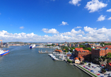 Göteborg ist die zweitgrößte Stadt Schwedens und von zahlreichen Grachten geprägt.