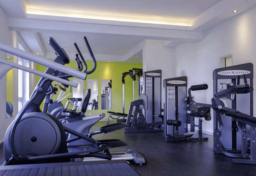 Der Fitnessraum des Hotel Fortuna Reutlingen/Tübingen bietet alles für Ihr Workout.