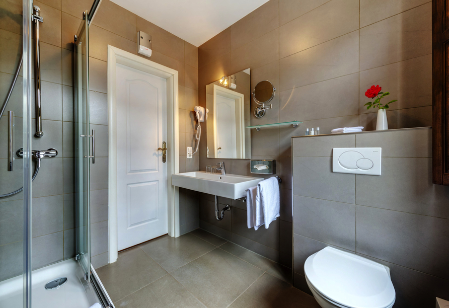 Beispiel eines Badezimmers im Doppelzimmer Luxus