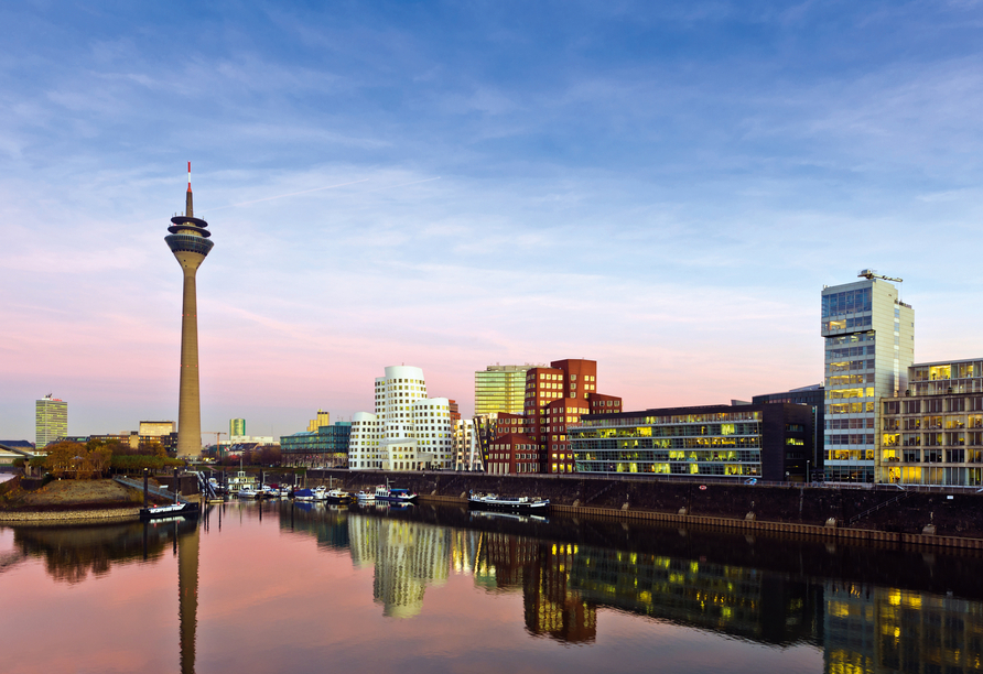In der Metropole Düsseldorf endet Ihre Flusskreuzfahrt.