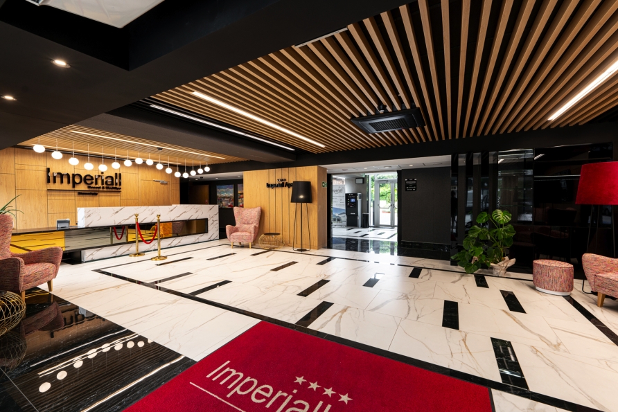 Eingangsbereich im Imperiall Resort & MediSpa