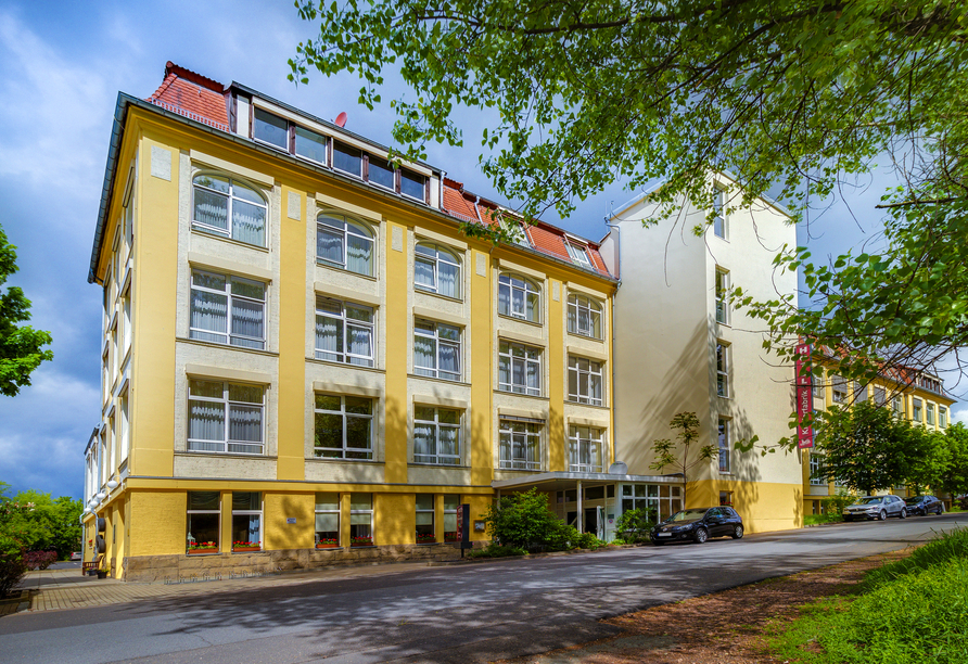 Hotel Alte Klavierfabrik in Meißen, Außenansicht