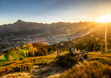 Wanderreise Salzburger Land und Kitzbüheler Alpen, Sonnenuntergang, Sonnenaufgang Kitzbühel
