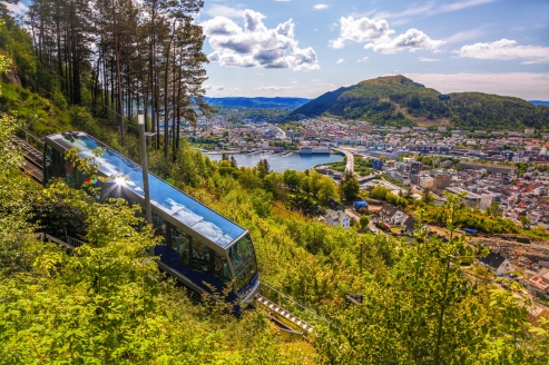 Mit der Bergenbahn geht es von Oslo ins schöne Bergen.