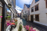 Trondheims Altstadt lädt zum Flanieren und Verweilen ein.
