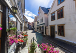 Trondheims Altstadt lädt zum Flanieren und Verweilen ein.