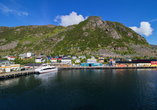 Stadtbild von Øksfjord 