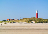 Erholen Sie sich am malerischen Strand der Insel Texel.