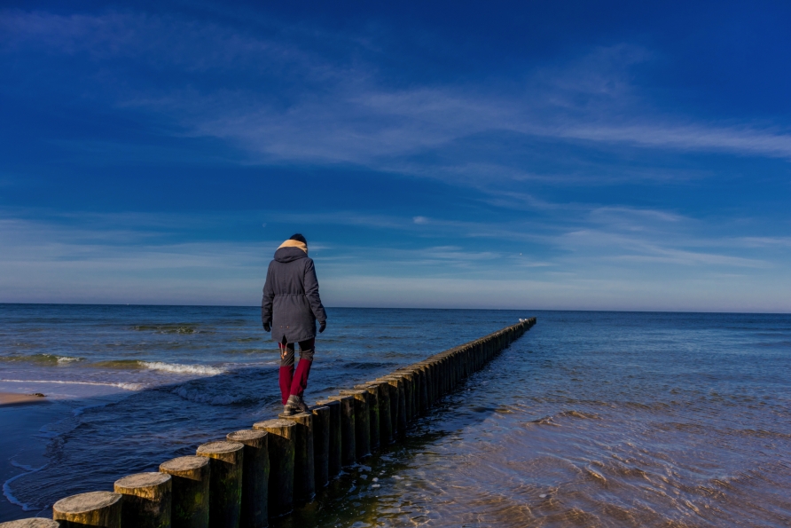 Spazieren Sie entlang der endlosen Strände der Ostsee.