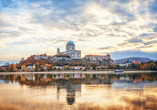Die ungarische Stadt Esztergom erwartet Sie malerisch gelegen direkt an der Donau.