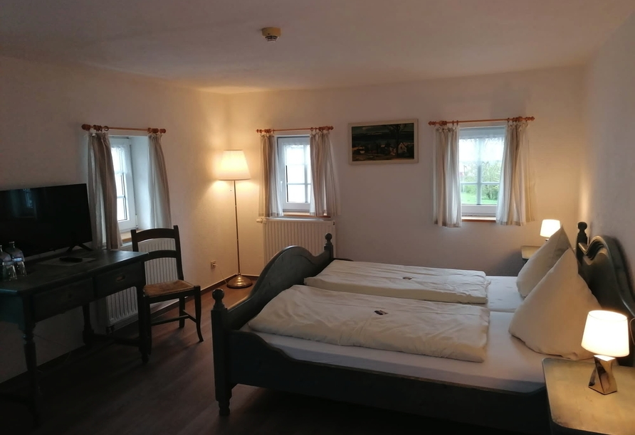 Beispiel eines Doppelzimmers im Hotel Olbersdorfer Hof