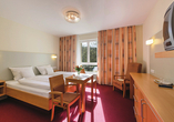 Beispiel eines Doppelzimmers Classic im Kurhaus Hotel Bad Bocklet