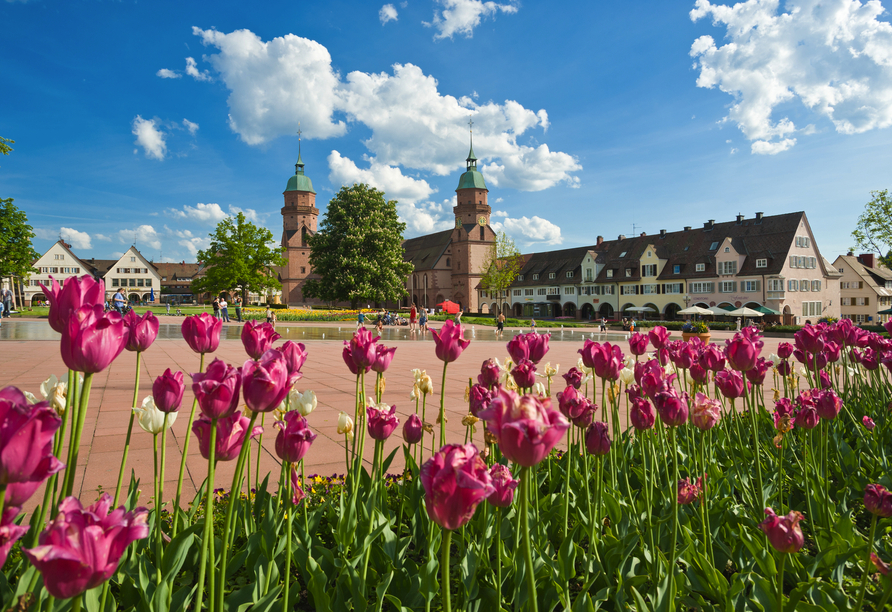 Auch Freudenstadt mit dem größten Marktplatz Deutschlands ist wärmstens zu empfehlen.