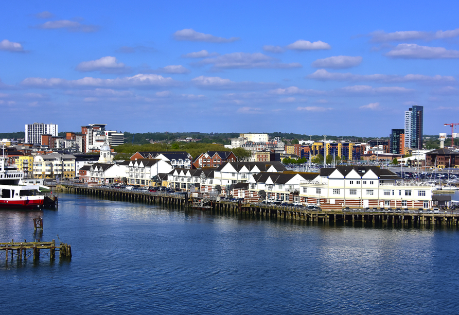 An der Südküste Englands befindet sich das historische Southampton.