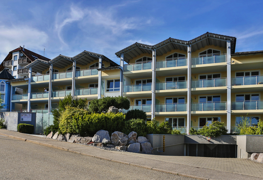 Außenansicht des Vital- und Wellnesshotels Albblick