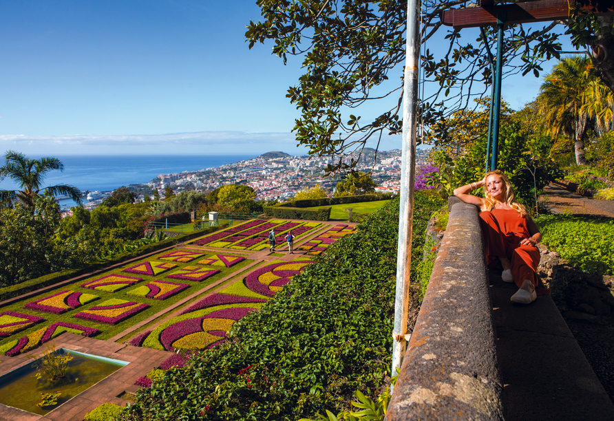 In Funchal auf Madeira bewundern Sie die artenreiche Vegetation.