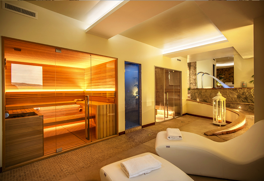 Hotel Abbazia Collemedio Resort & Spa in Collazzone, Italien, Sauna
