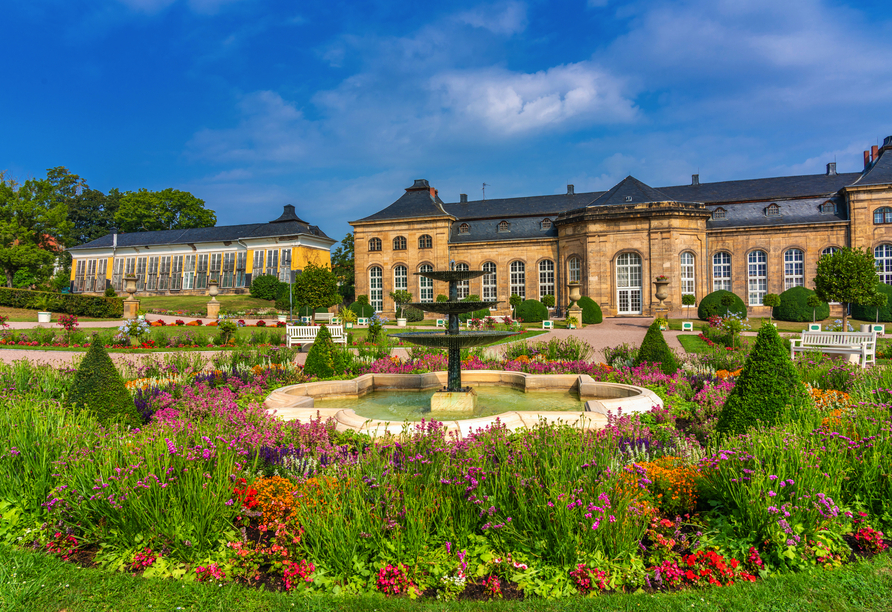 Sehenswert ist zudem die Orangerie in der Residenzstadt Gotha.