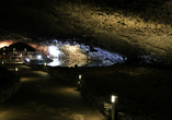 Bei einem Besuch in der Barbarossahöhle entdecken Sie eine absolute geologische Rarität.