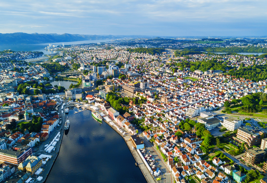 Blick über Stavanger