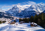 Auch im Winter erwartet Sie Grindelwald mit zahlreichen Unternehmungsmöglichkeiten.