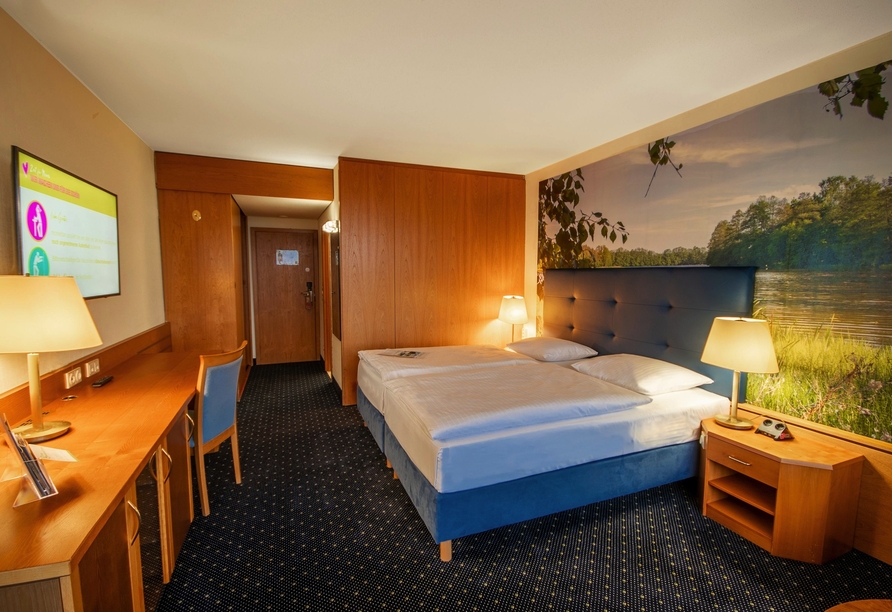 Beispiel eines Doppelzimmers Classic im AHORN Harz Hotel Braunlage
