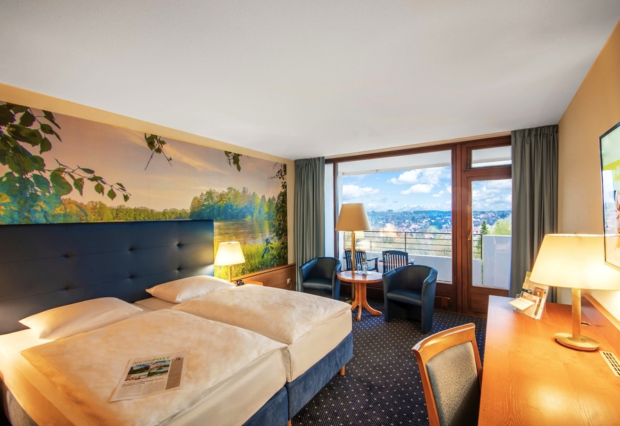 Beispiel eines Doppelzimmers Classic im AHORN Harz Hotel Braunlage