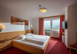 Beispiel eines Doppelzimmers im Alpenhotel Edelweiss