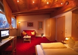 Beispiel eines Doppelzimmers im Hotel Alpenroyal