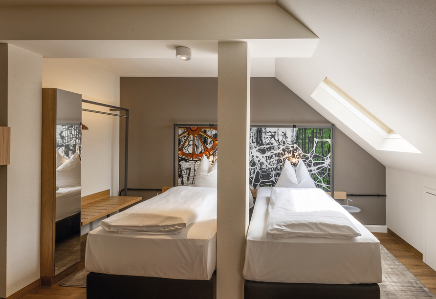 Beispiel eines Doppelzimmers im Seminaris Hotel Bad Boll 