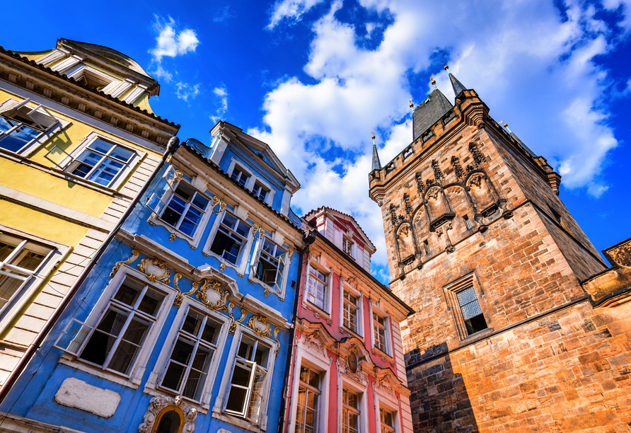 Die Prager Burg gilt als Wahrzeichen der Stadt.