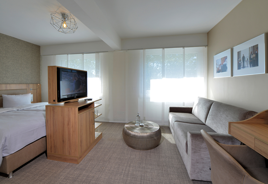 Beispiel eines Doppelzimmers Deluxe im Parkhotel Oberhausen 