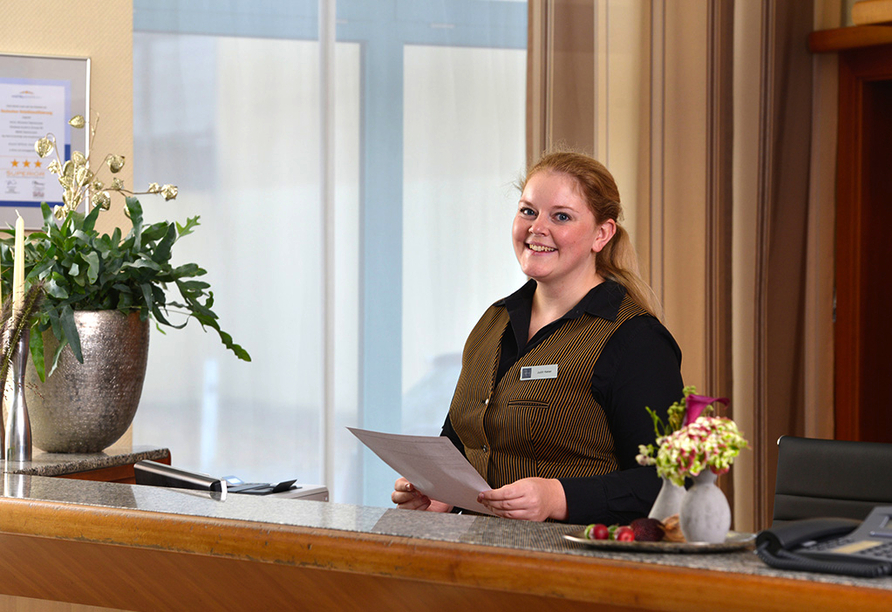 Im Residenz Hotel Oberhausen wird Ihnen bester Service garantiert.