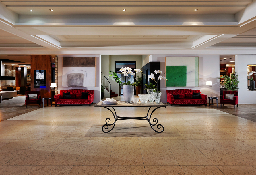 Im Parkhotel Stuttgart finden Sie sich in angenehmer Atmosphäre und stilvollem Ambiente wieder.