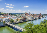 Besuchen Sie die einzigartige Drei-Flüsse-Stadt Passau.